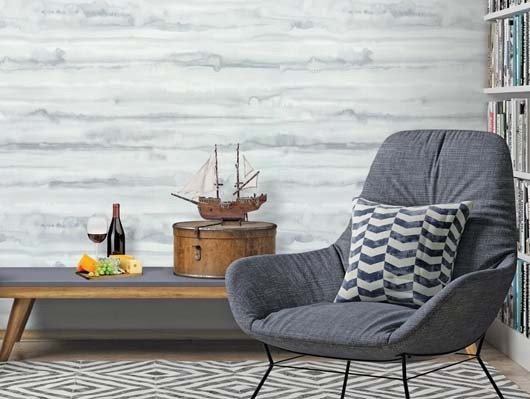 Kravet Wallpaper in Study